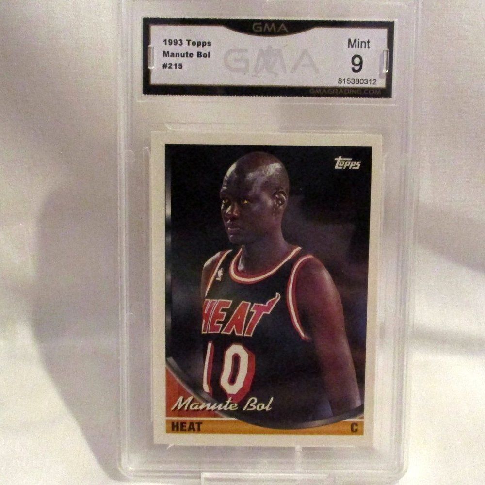 1993 Topps Manute Bol #215 GMA 9